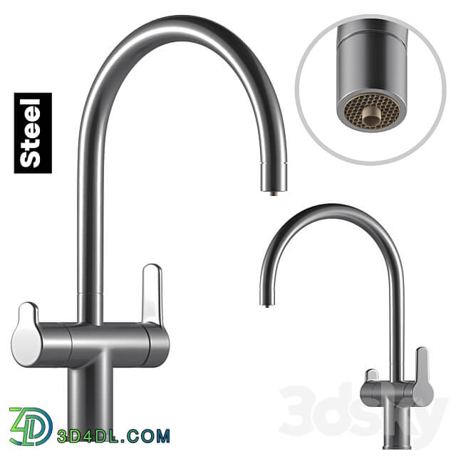 Blanco Trima Faucet 3D Models 3DSKY