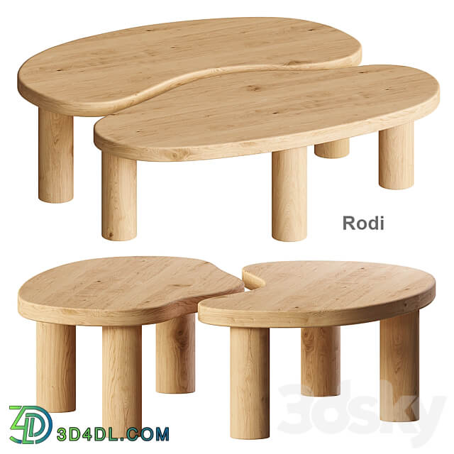 Coffee table Rodi La Redoute 3D Models 3DSKY