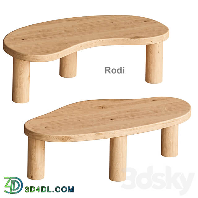 Coffee table Rodi La Redoute 3D Models 3DSKY