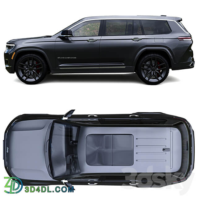 Jeep Grand Cherokee L 2021 3D Models 3DSKY