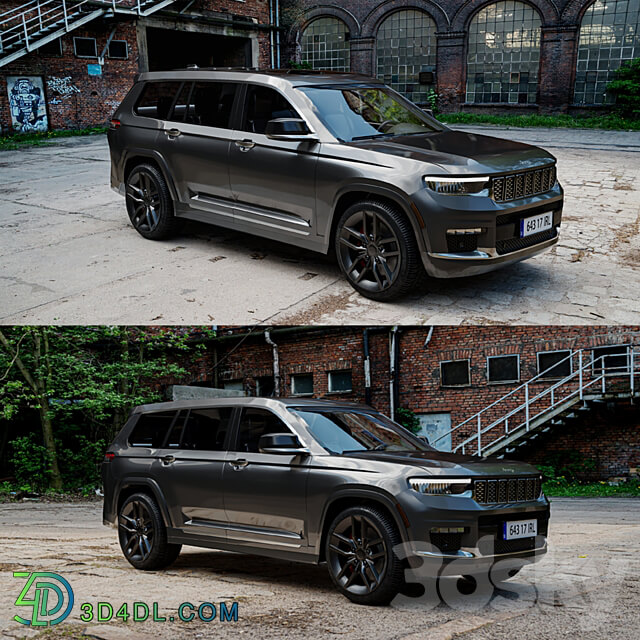 Jeep Grand Cherokee L 2021 3D Models 3DSKY