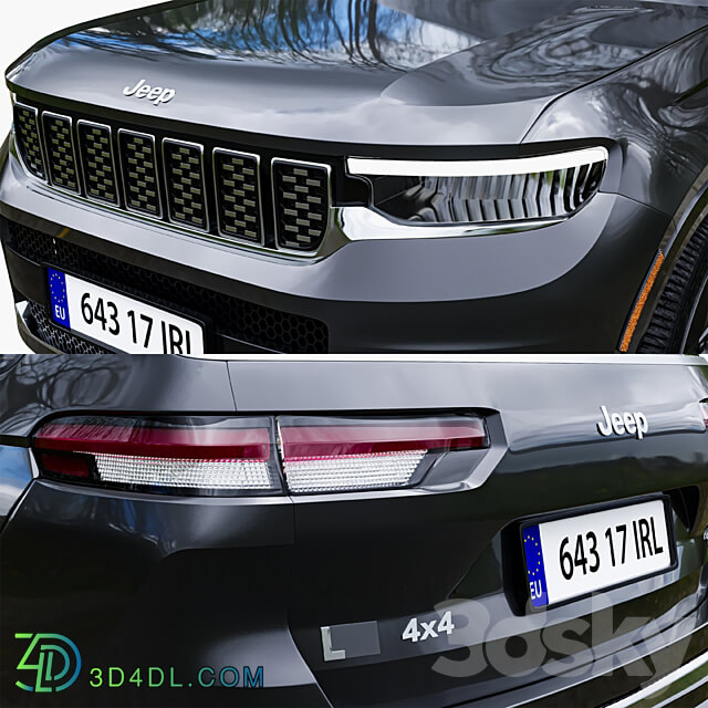 Jeep Grand Cherokee L 2021 3D Models 3DSKY