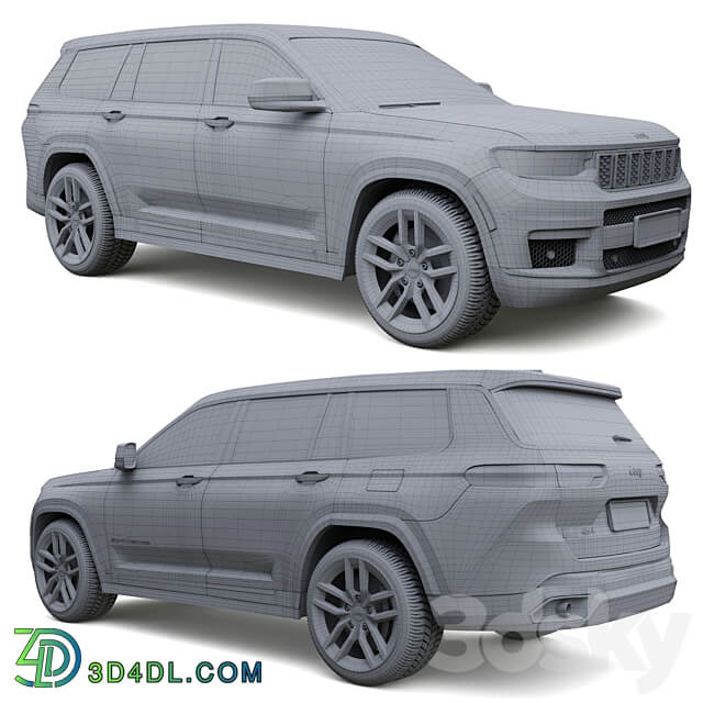 Jeep Grand Cherokee L 2021 3D Models 3DSKY