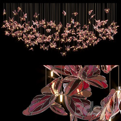 Light stained glass Vargov Design Butterfly Pendant light 3D Models 3DSKY 