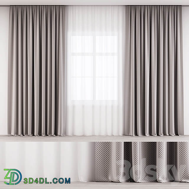 Curtains 3D Models 3DSKY