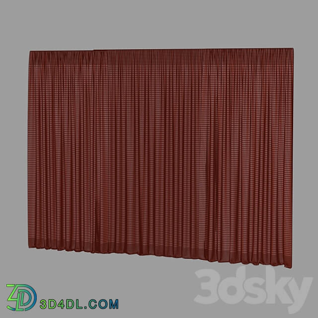 Curtains 3D Models 3DSKY