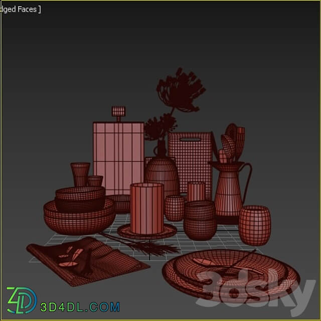 kitchen accessories06 3D Models 3DSKY