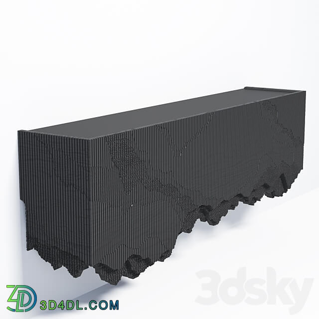 Hanging chest of drawers Ledge 72 Sideboard Chest of drawer 3D Models 3DSKY