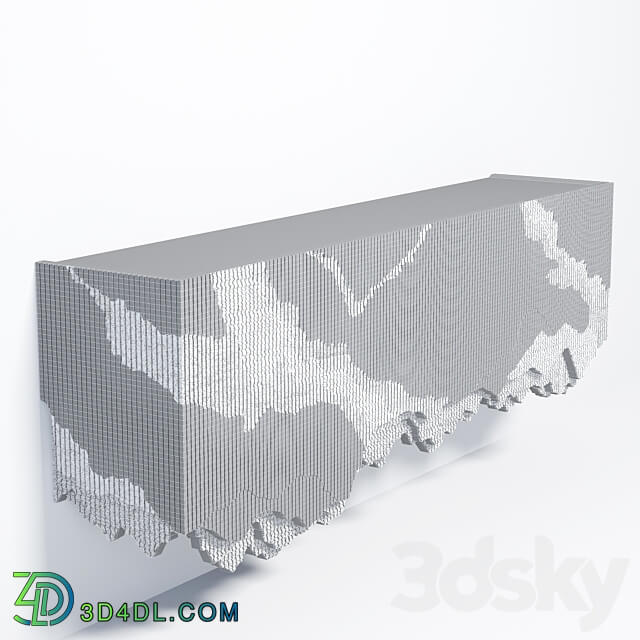 Hanging chest of drawers Ledge 72 Sideboard Chest of drawer 3D Models 3DSKY