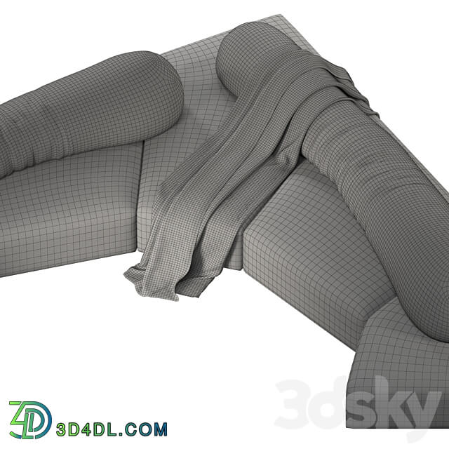 Edra On The Rocks Modular sofa 3D Models 3DSKY