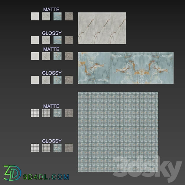 Imola The Room Decor set3 3D Models 3DSKY