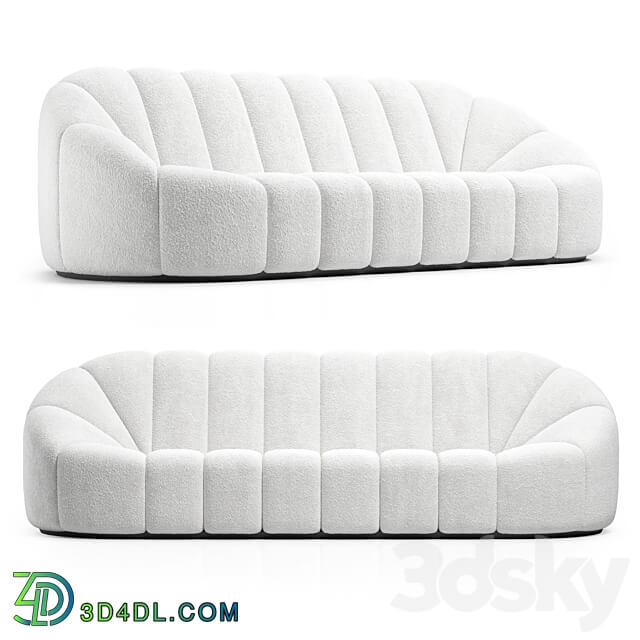 Alpha Sofa 3 seater Pierre Paulin 3D Models 3DSKY