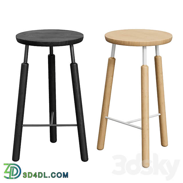 BAR STOOL NA4 BY NORM ARCHITECTS FOR TRADITION 3D Models 3DSKY