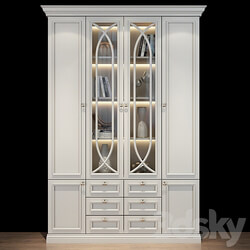 Furniture Composition 71 Wardrobe Display cabinets 3D Models 3DSKY 