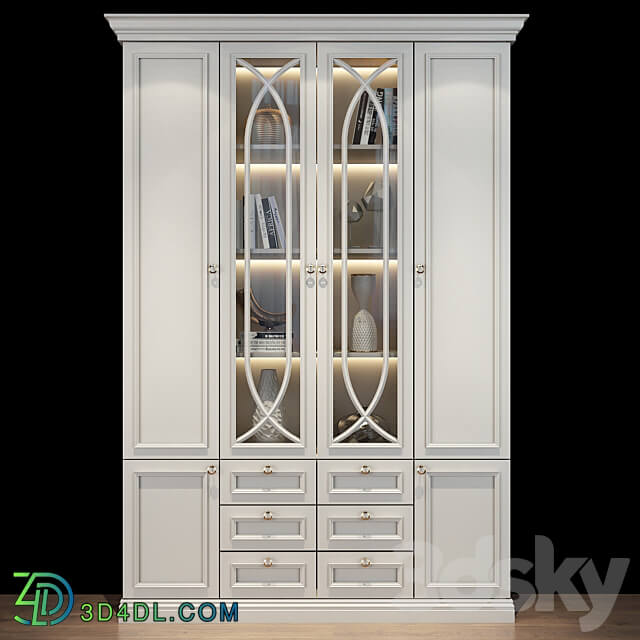 Furniture Composition 71 Wardrobe Display cabinets 3D Models 3DSKY