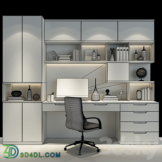 Worktable 0171 3D Models 3DSKY