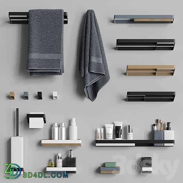 Bathroom accessories BERTOCCI Fly 3D Models 3DSKY