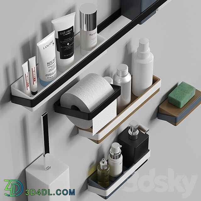 Bathroom accessories BERTOCCI Fly 3D Models 3DSKY