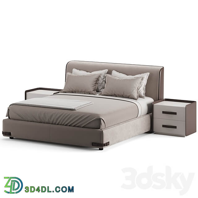 Fendi Casa Soho Bed Bed 3D Models 3DSKY