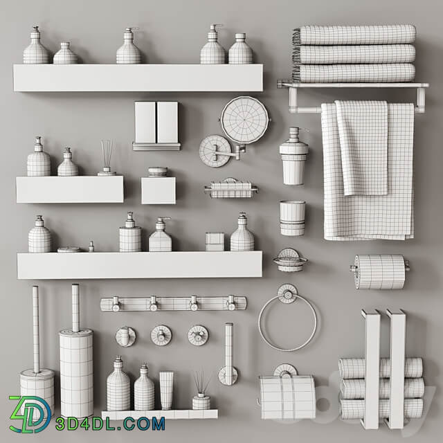 Bathroom Accessories 37 3D Models 3DSKY