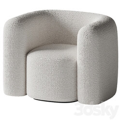 Hugger Chair by Leanne Ford Crate and Barrel 3D Models 3DSKY 