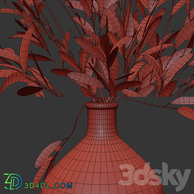 Olive stems 3 3D Models 3DSKY