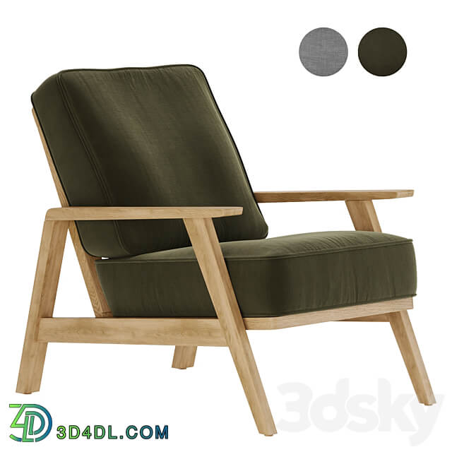 Armchair Linna La Redoute 3D Models 3DSKY