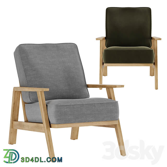 Armchair Linna La Redoute 3D Models 3DSKY