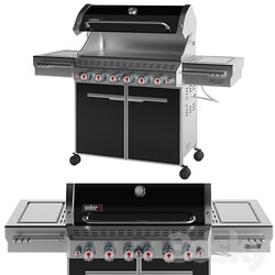 Outdoor Gas Grill 3D Models 3DSKY 