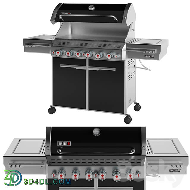 Outdoor Gas Grill 3D Models 3DSKY