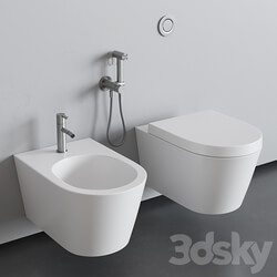 Noorth Milldue Edition Senna WC Bidet 3D Models 3DSKY 