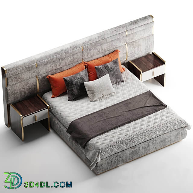 Capitalcollection Trilogy XL Bed 3D Models 3DSKY