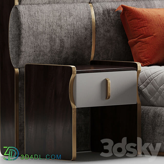 Capitalcollection Trilogy XL Bed 3D Models 3DSKY