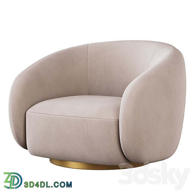 Eichholtz Swivel Chair Brice 3D Models 3DSKY