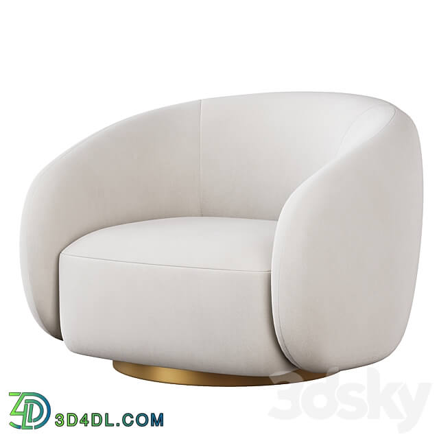 Eichholtz Swivel Chair Brice 3D Models 3DSKY