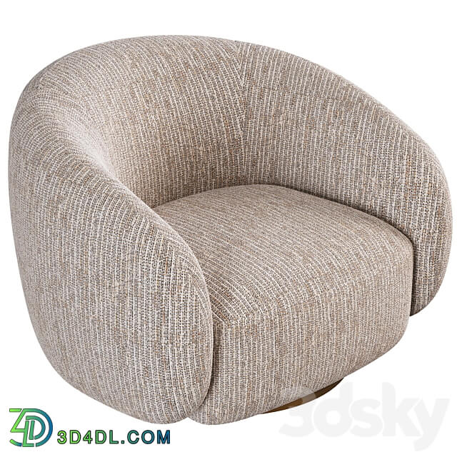 Eichholtz Swivel Chair Brice 3D Models 3DSKY