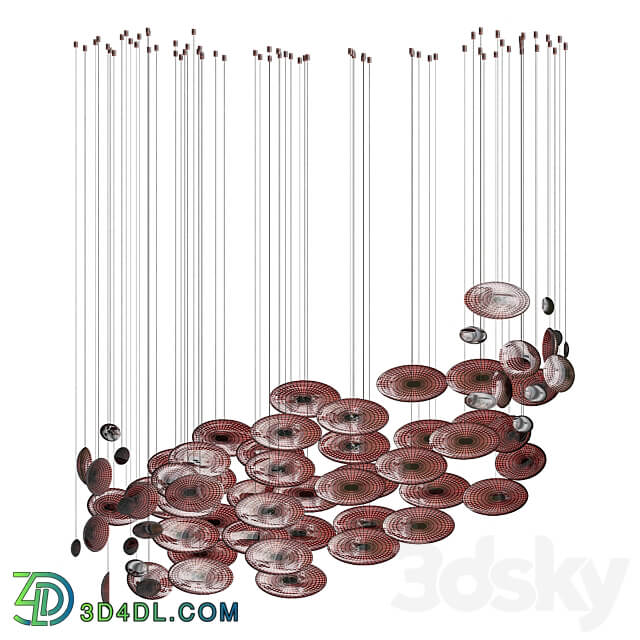 Sans Souci Bowls Chandelier Collection Pendant light 3D Models 3DSKY