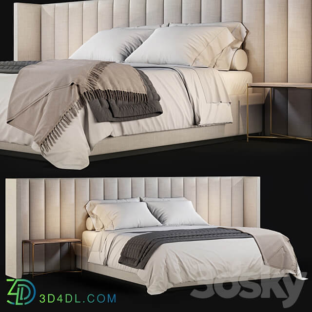 PROVENCE thesofaandchair Company Bed 3D Models 3DSKY