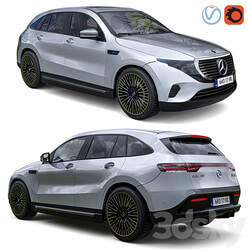 Mercedes Benz EQC 400 3D Models 3DSKY 