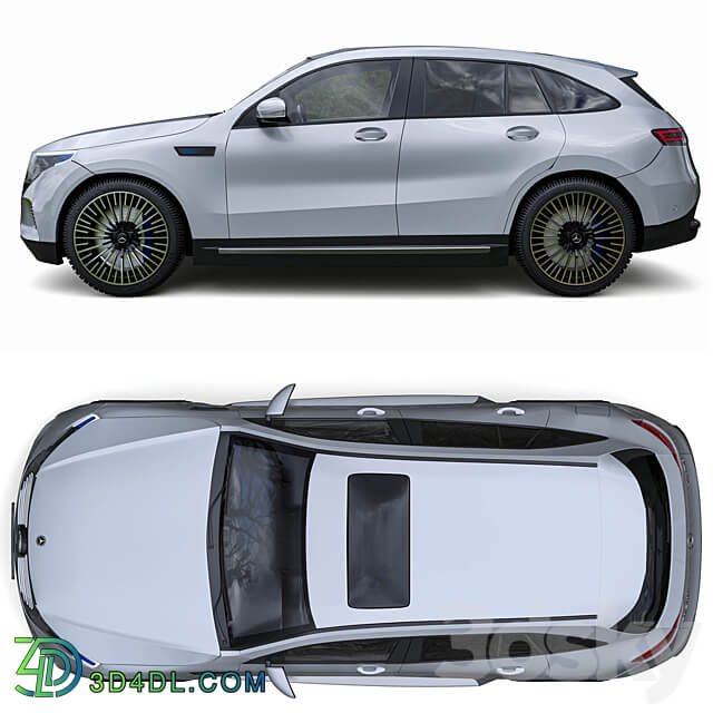 Mercedes Benz EQC 400 3D Models 3DSKY