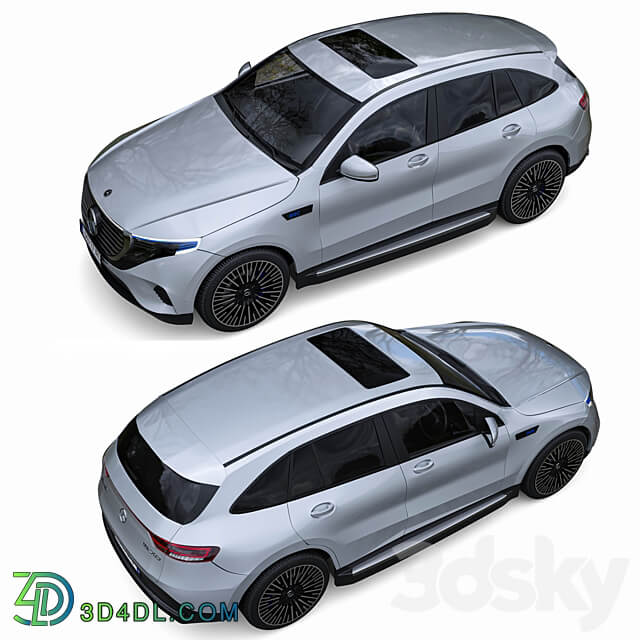 Mercedes Benz EQC 400 3D Models 3DSKY