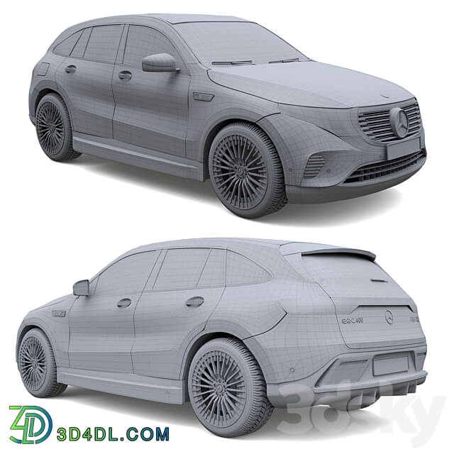 Mercedes Benz EQC 400 3D Models 3DSKY