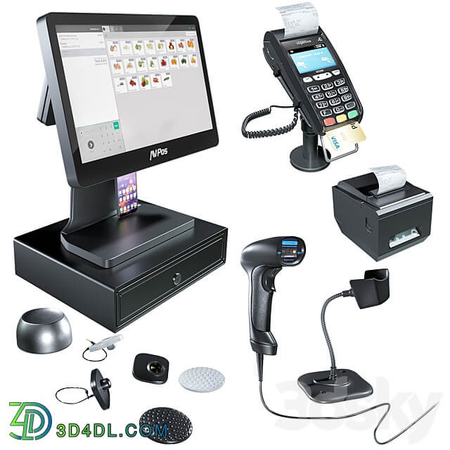 Pos Terminal 3D Models 3DSKY