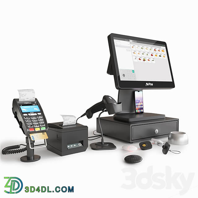 Pos Terminal 3D Models 3DSKY