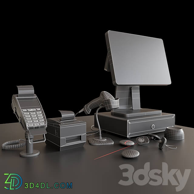 Pos Terminal 3D Models 3DSKY