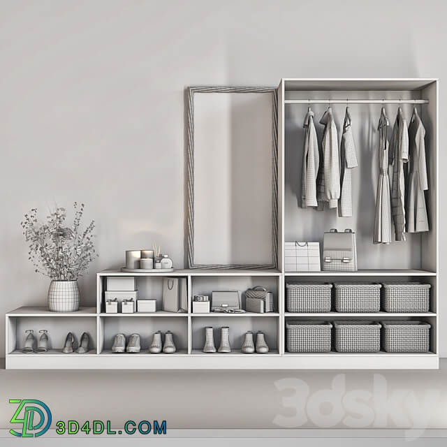 closet 107 3D Models 3DSKY