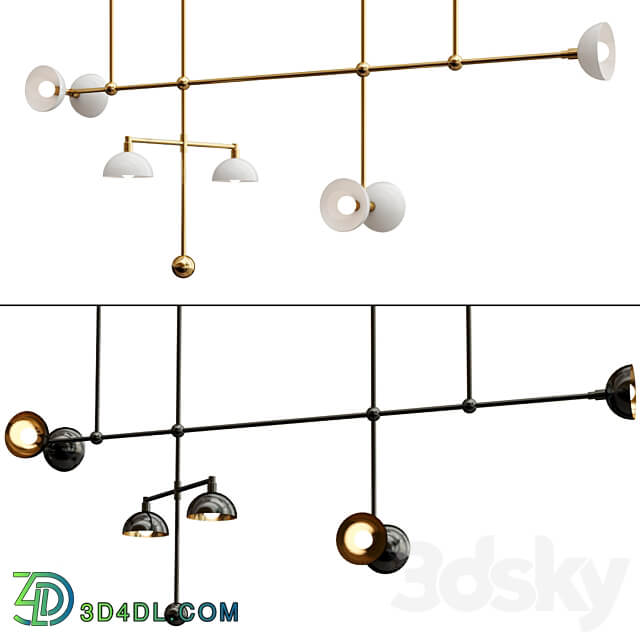 TRAPEZE 7 MOBILE Pendant light 3D Models 3DSKY