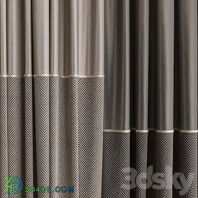 Set of curtains 111 3D Models 3DSKY