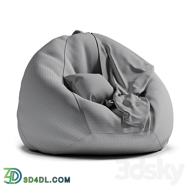 Beanbag Chair 3D Models 3DSKY