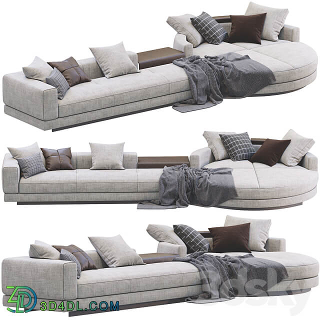 Sofa connery by minotti 3D Models 3DSKY